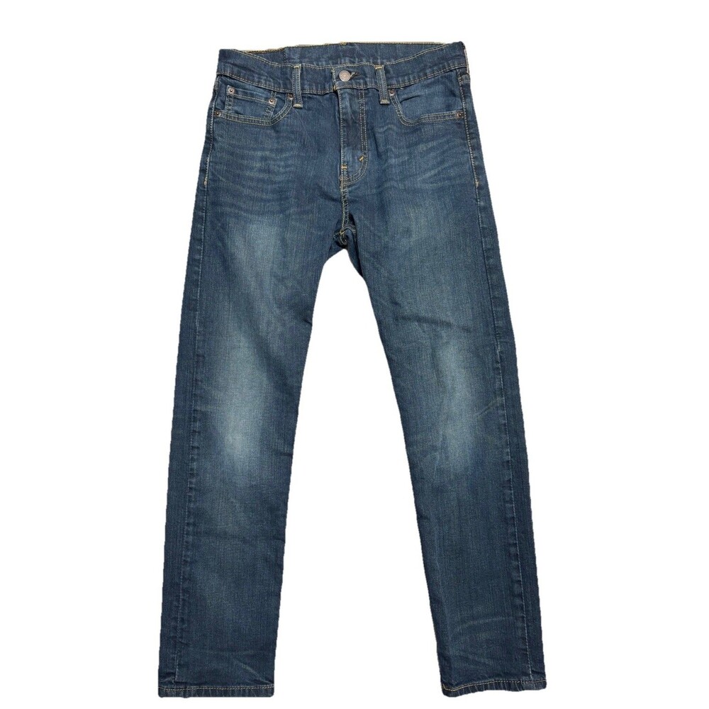 Levi’s 502 Taper Fit Jeans Men’s 30x30 Medium Wash Faded Whiskered